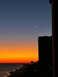 Sunset from balcony
