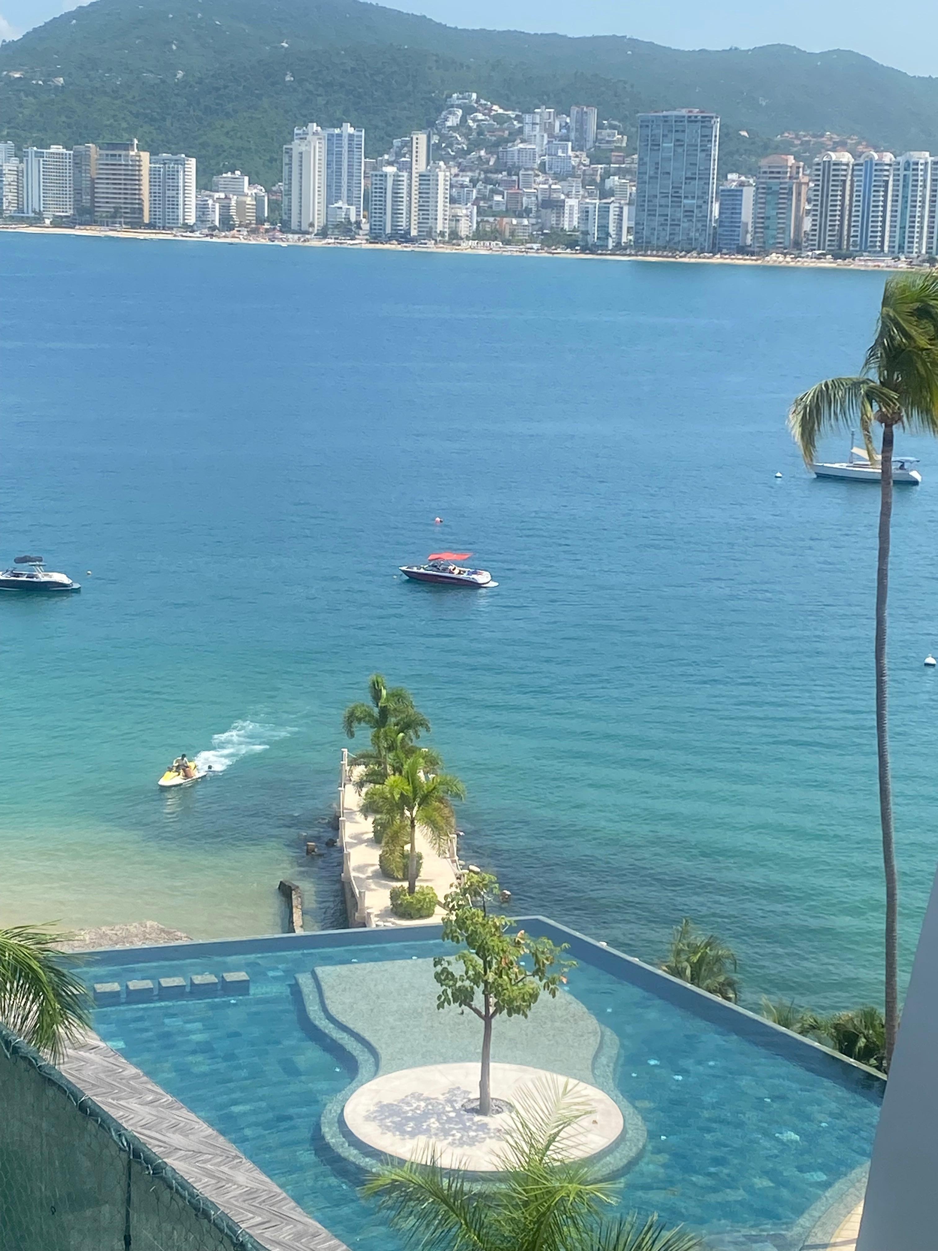 Vista desde el hotel a la playa 