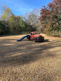 Probably 1940’s truck on property