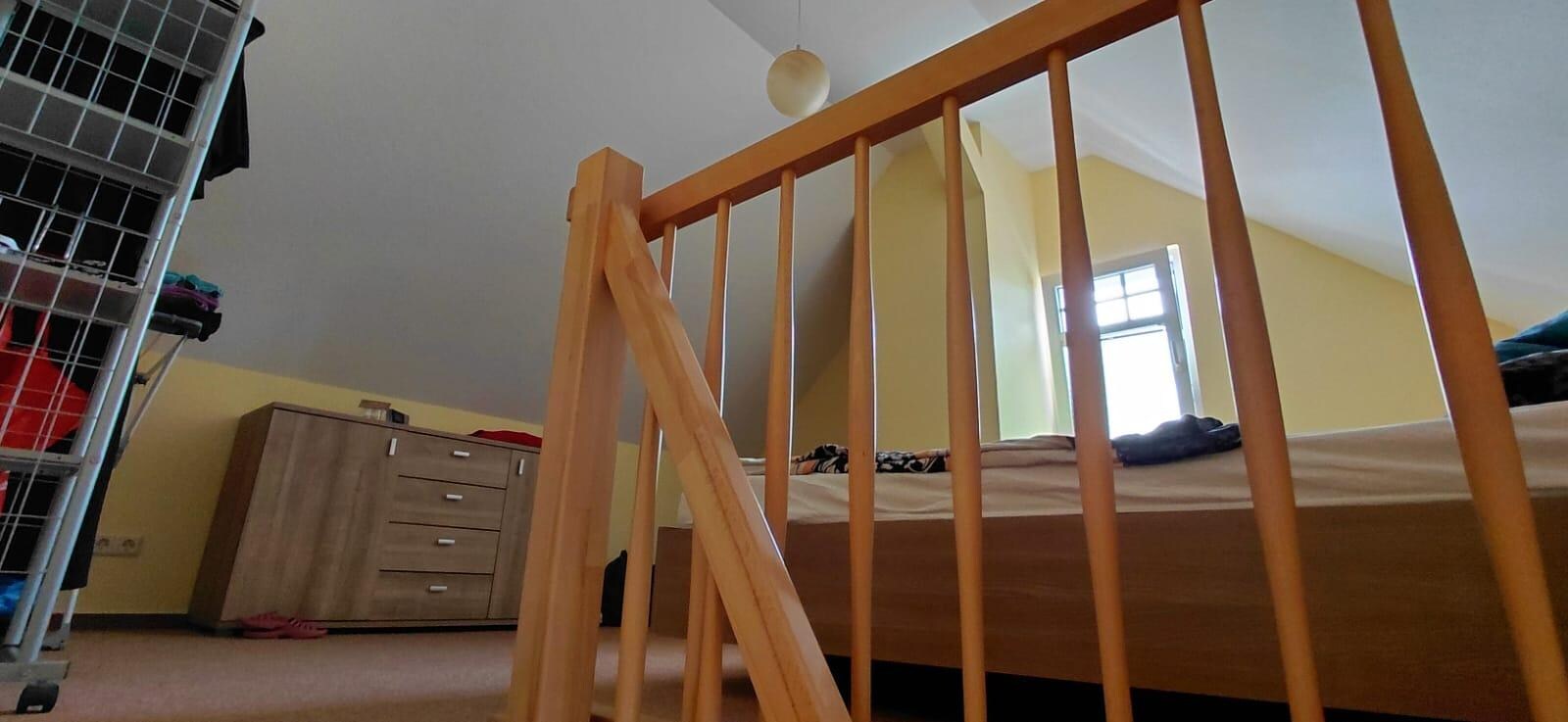 Treppe zum Schlafzimmer 