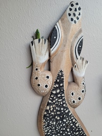 Lizards were on the balcony daily.