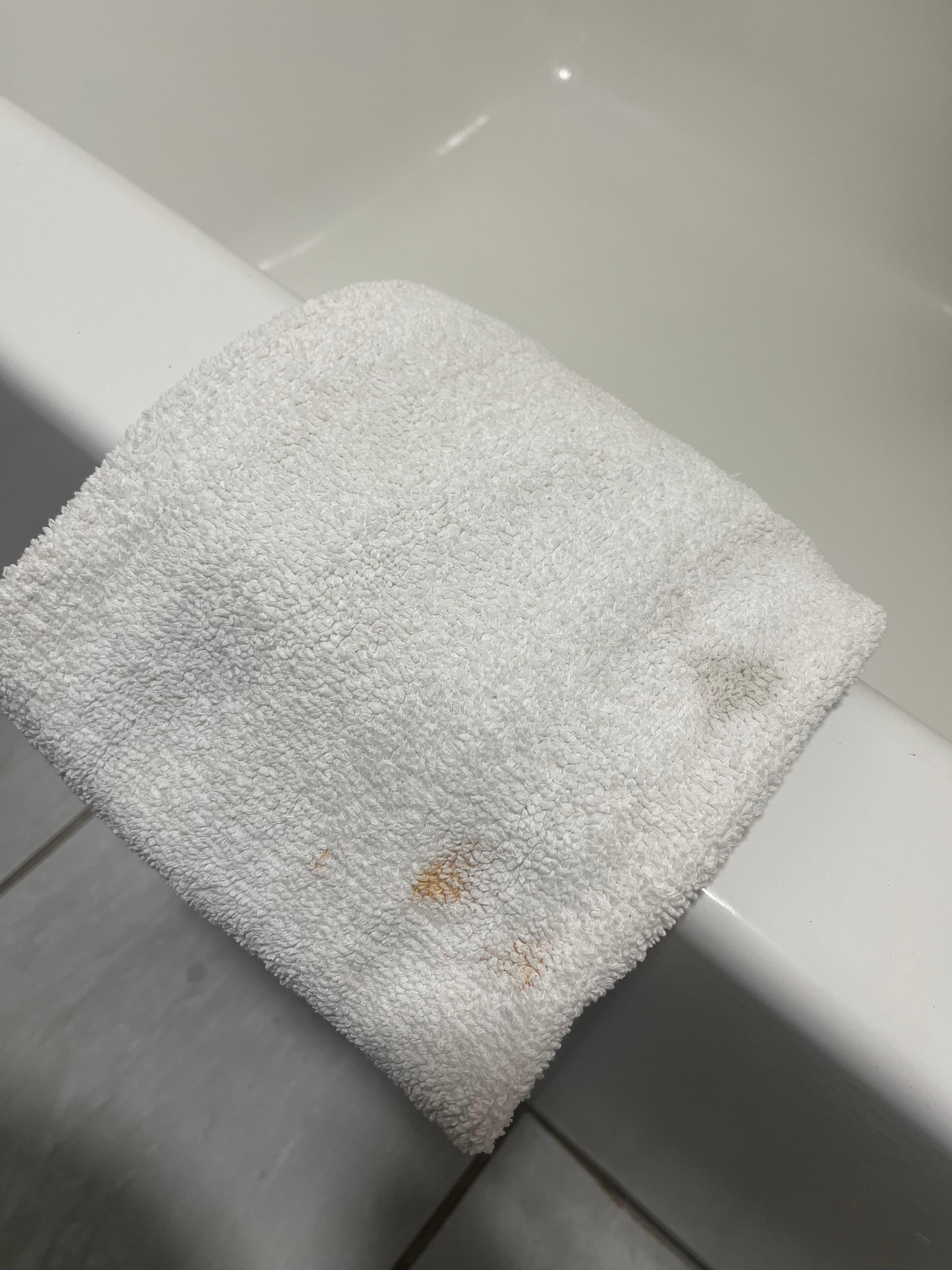 The towel they had layed out for us. 