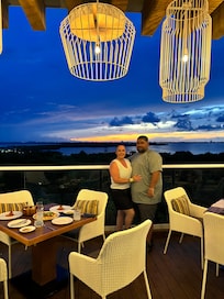 Sunset dinner at La Luce!