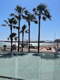 Blick vom Balkon erste Etage