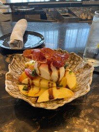 Beautiful burrata dish that was very reasonably priced
