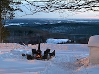 Vu de la fenêtre de la chambre