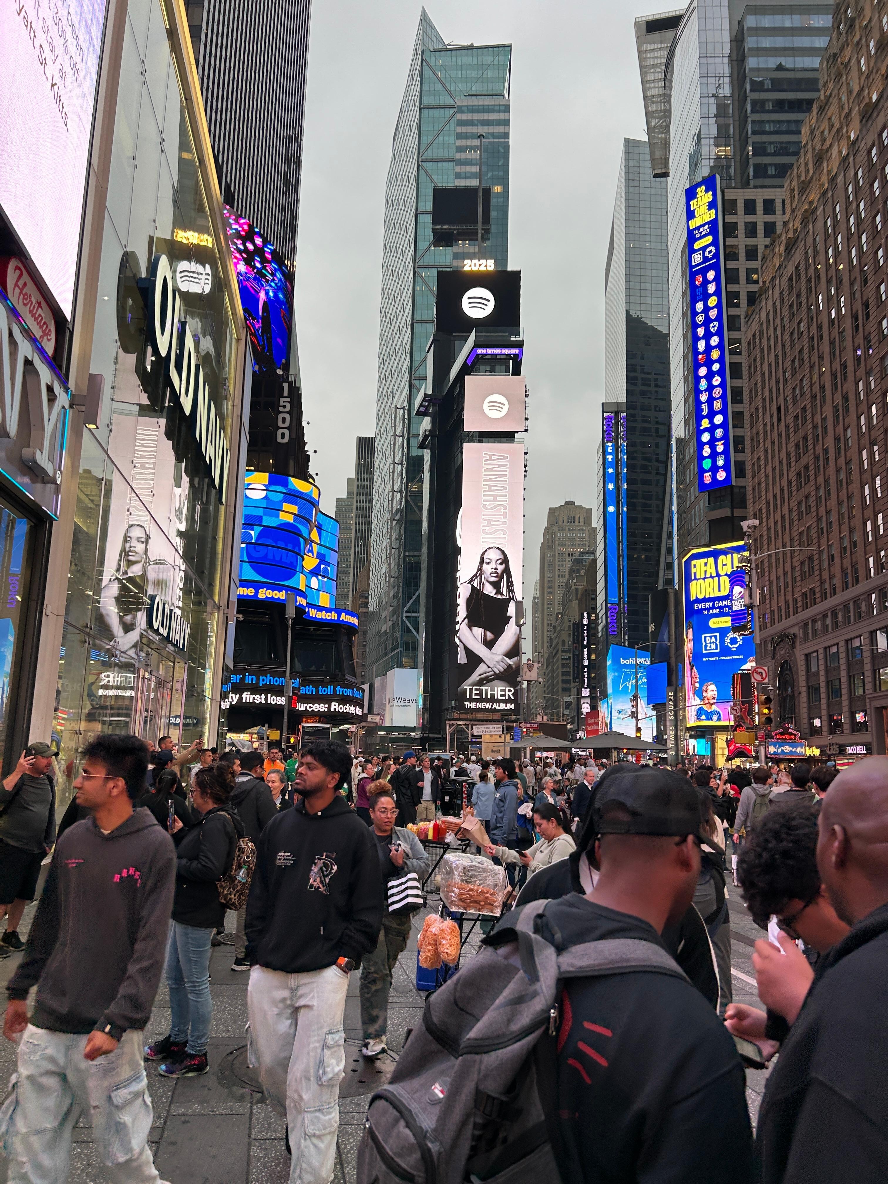 Times Square- Saturday evening