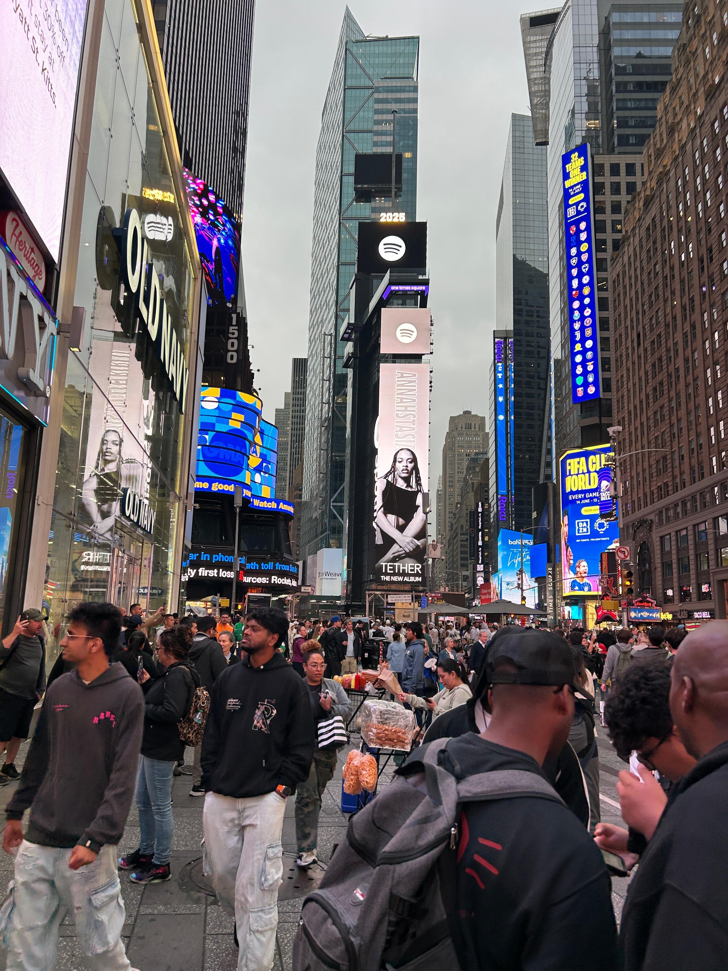 Times Square- Saturday evening