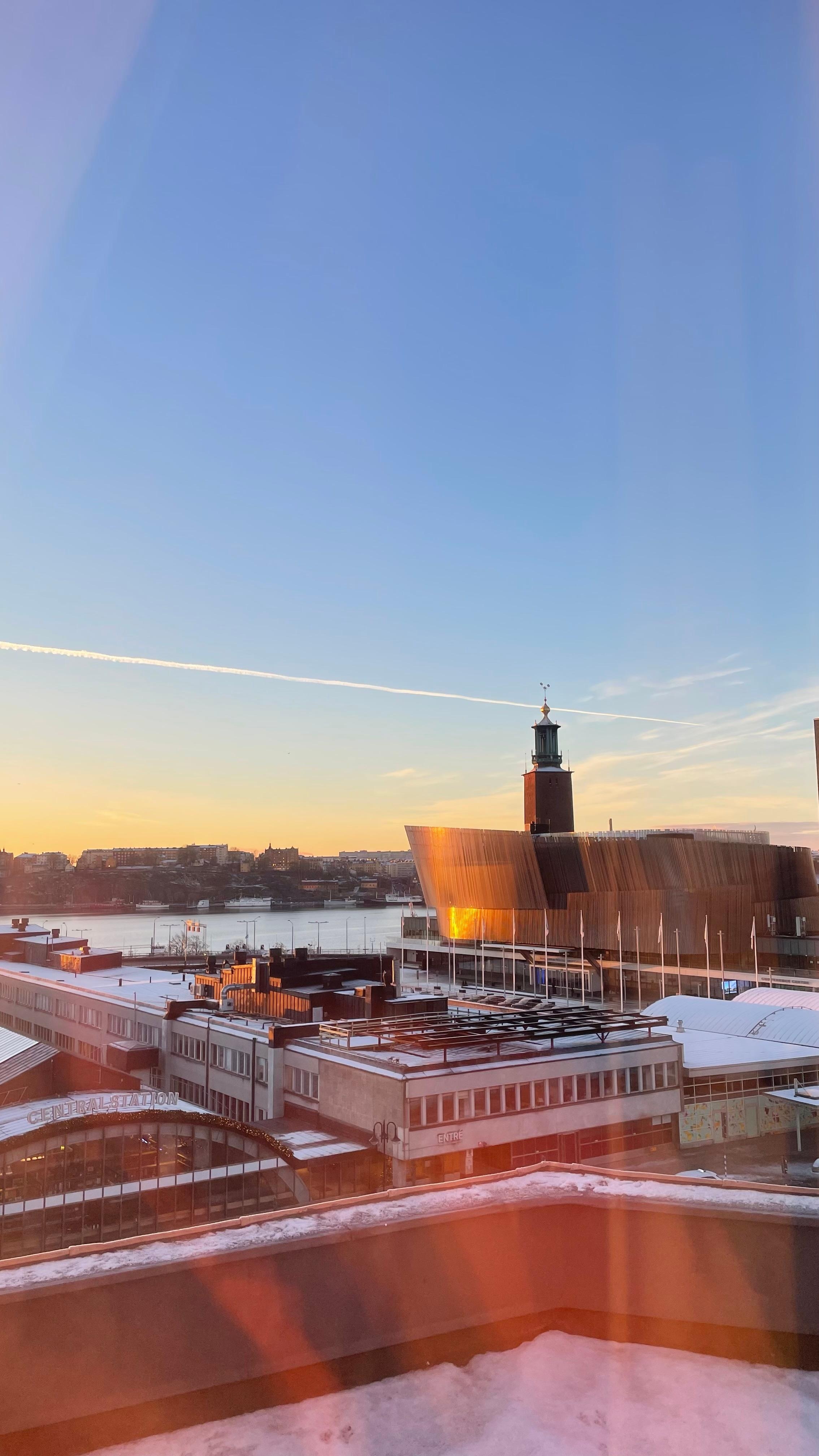 Vacker utsikt från vårt rum