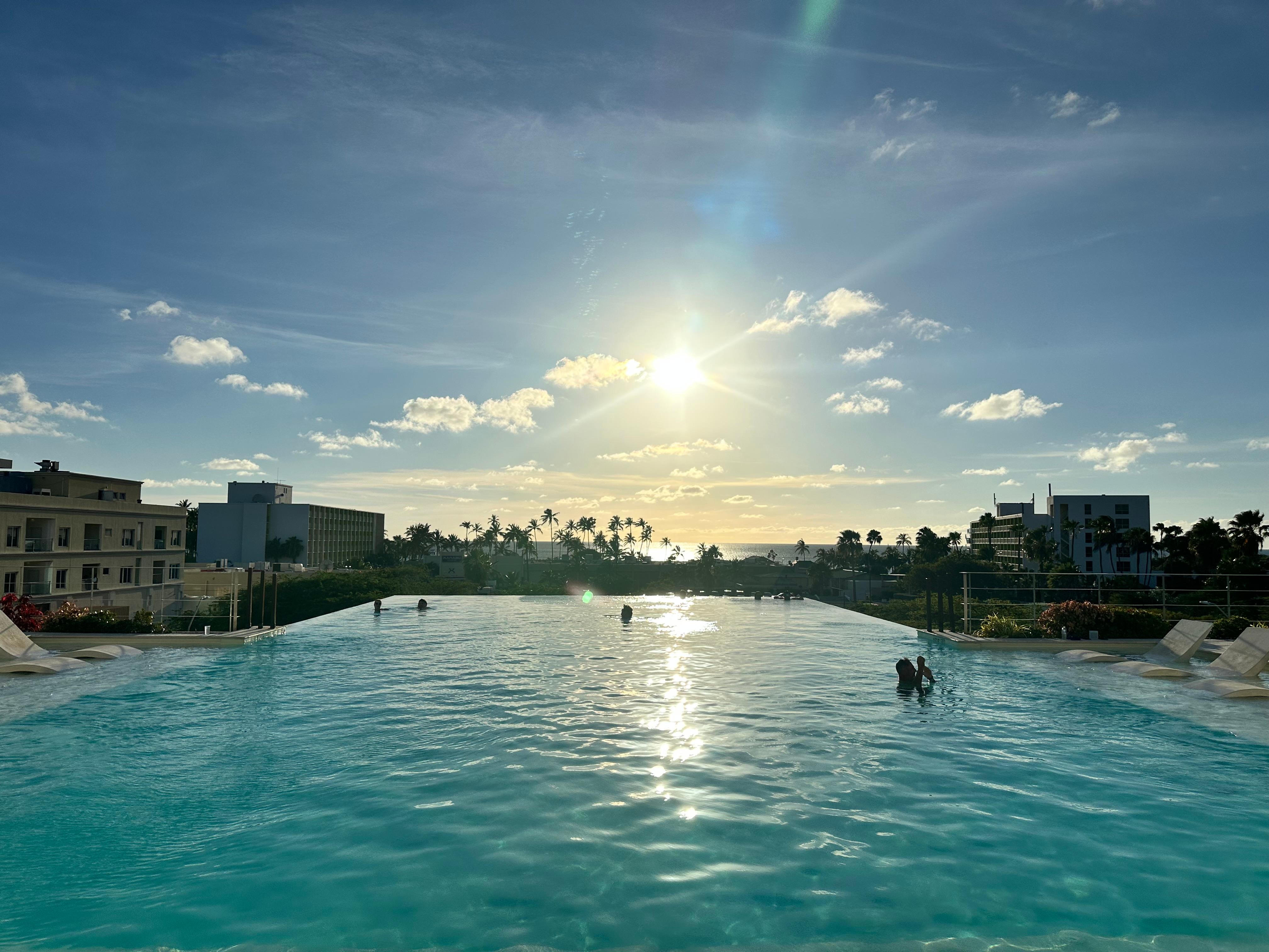 Infinity pool view
