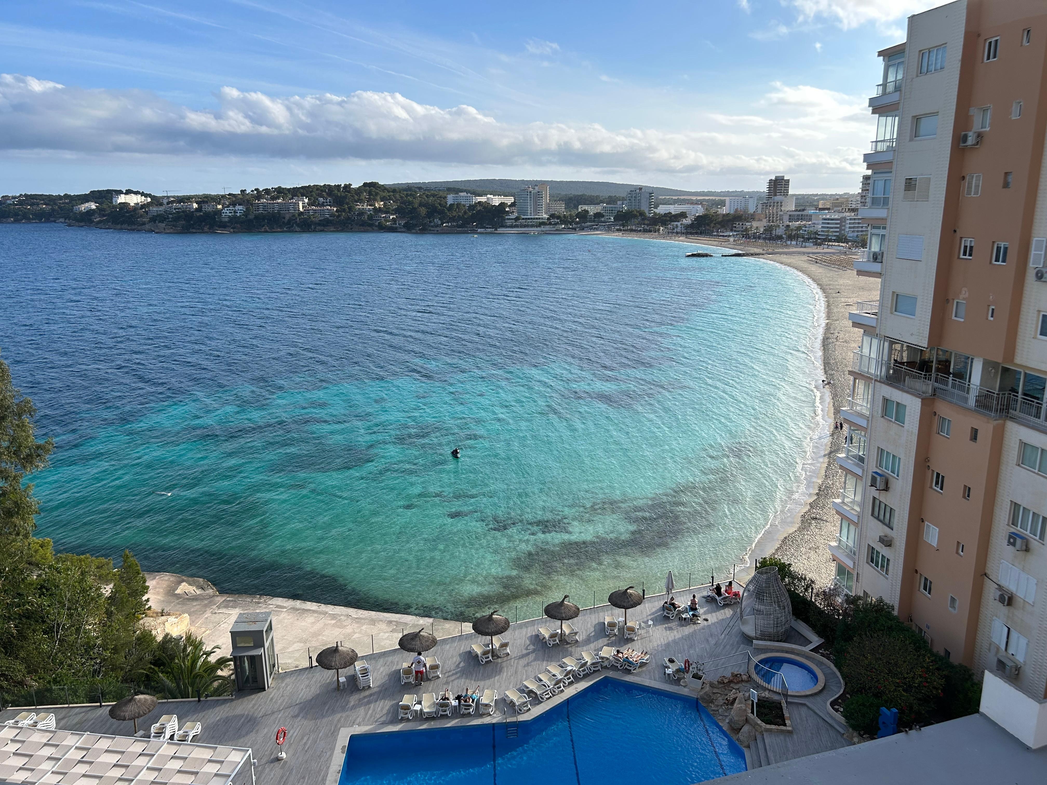 View from our balcony.
