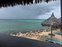view from inside the Bunker Bar