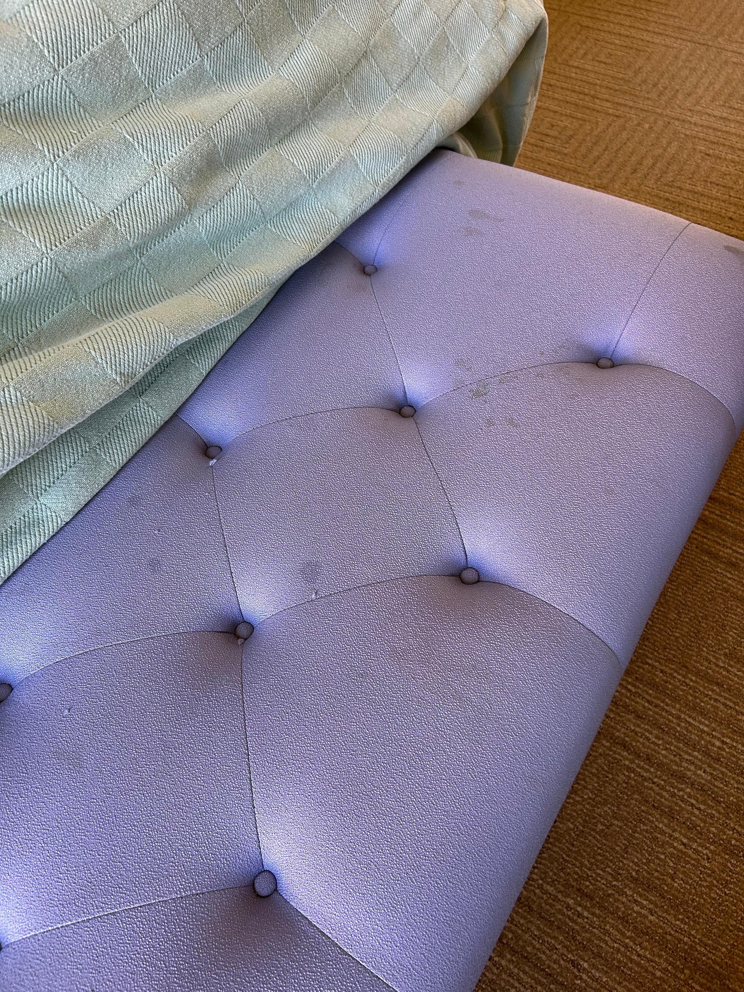 Bench at the end of the bed was quite stained.