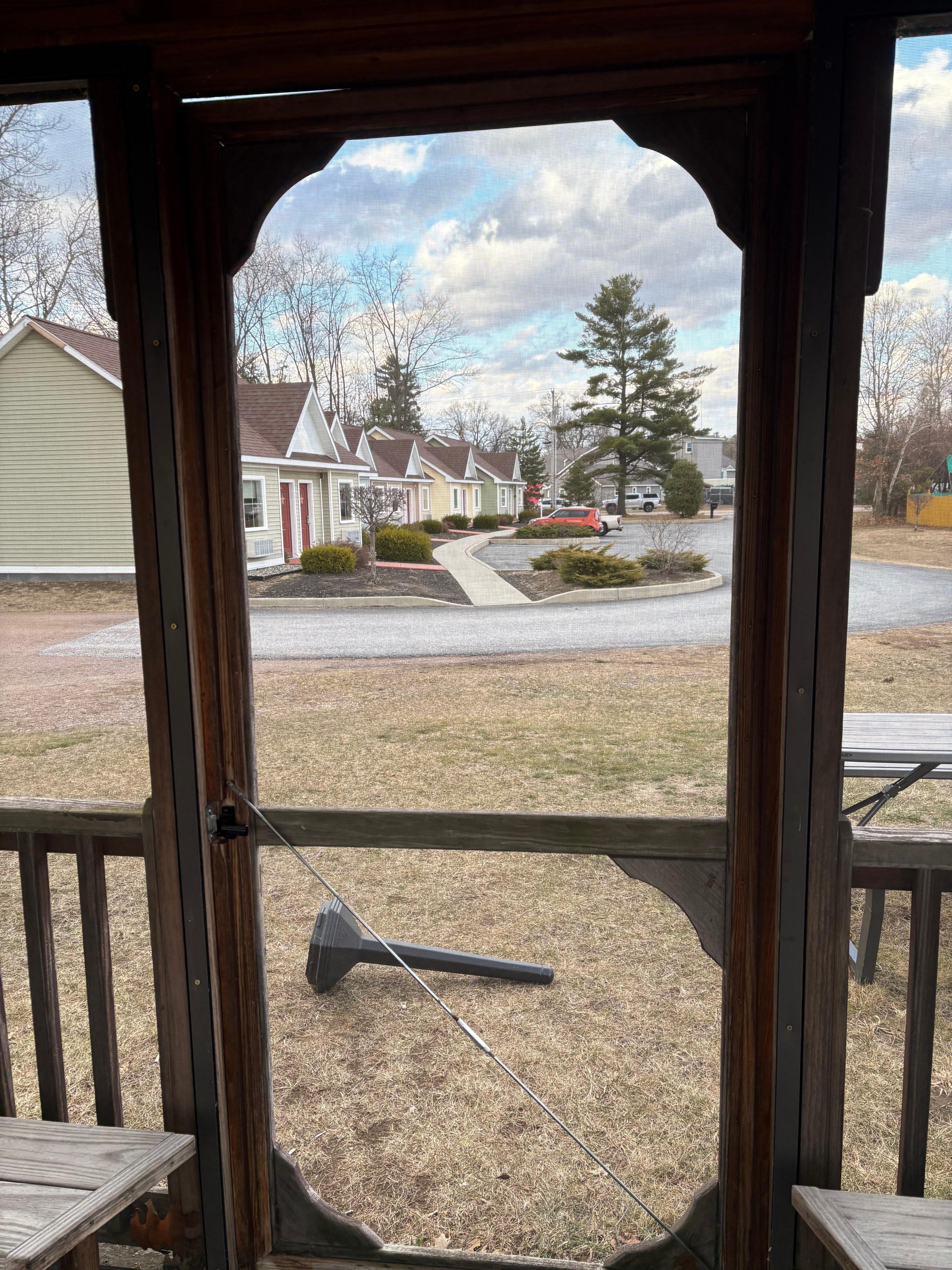 View from the gazebo. 