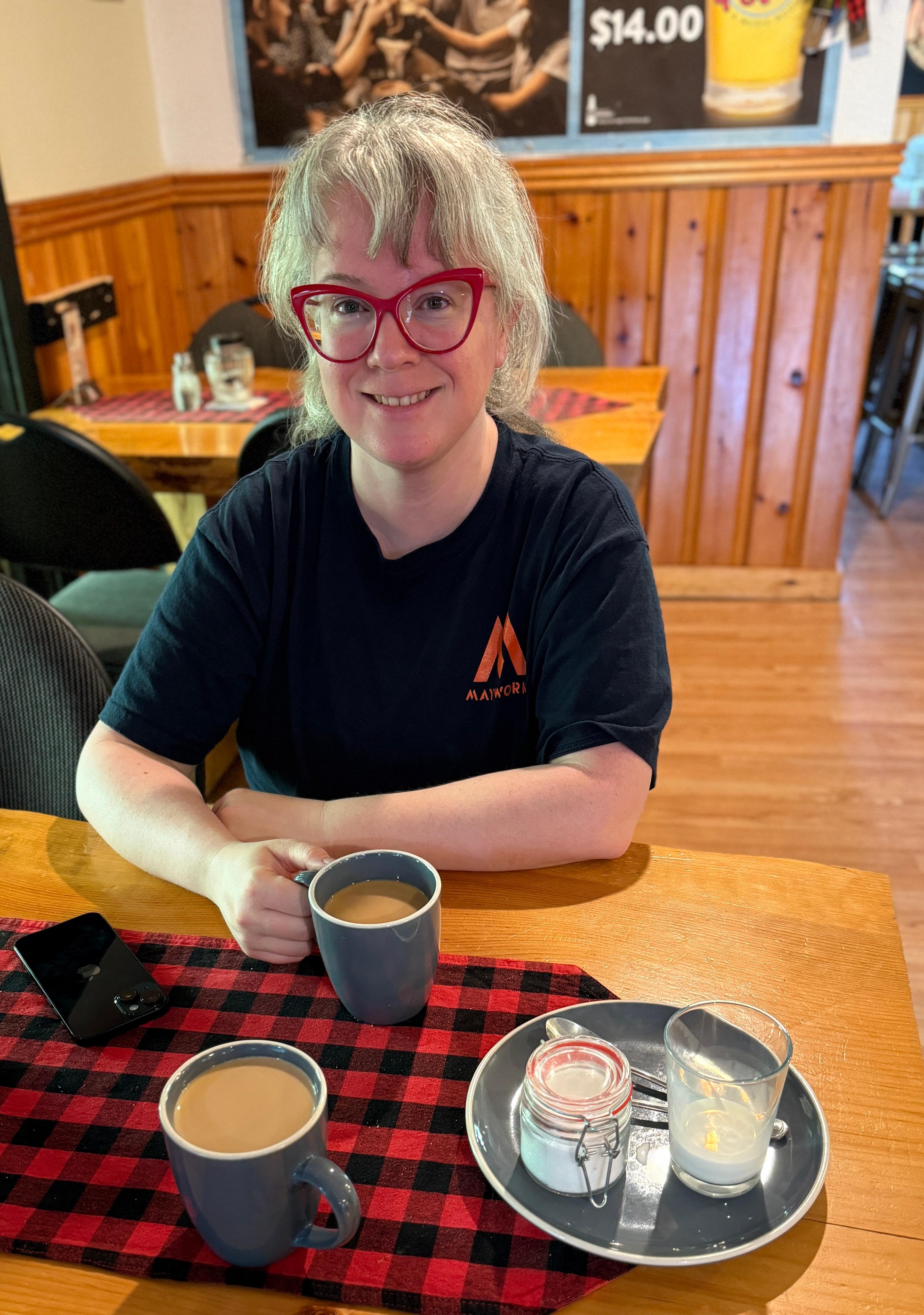Fabulous breakfasts are prepared by the proprietor’s daughter Lauren from 8am onwards. Great selection of breakfast choices, with very reasonable pricing — an excellent value.