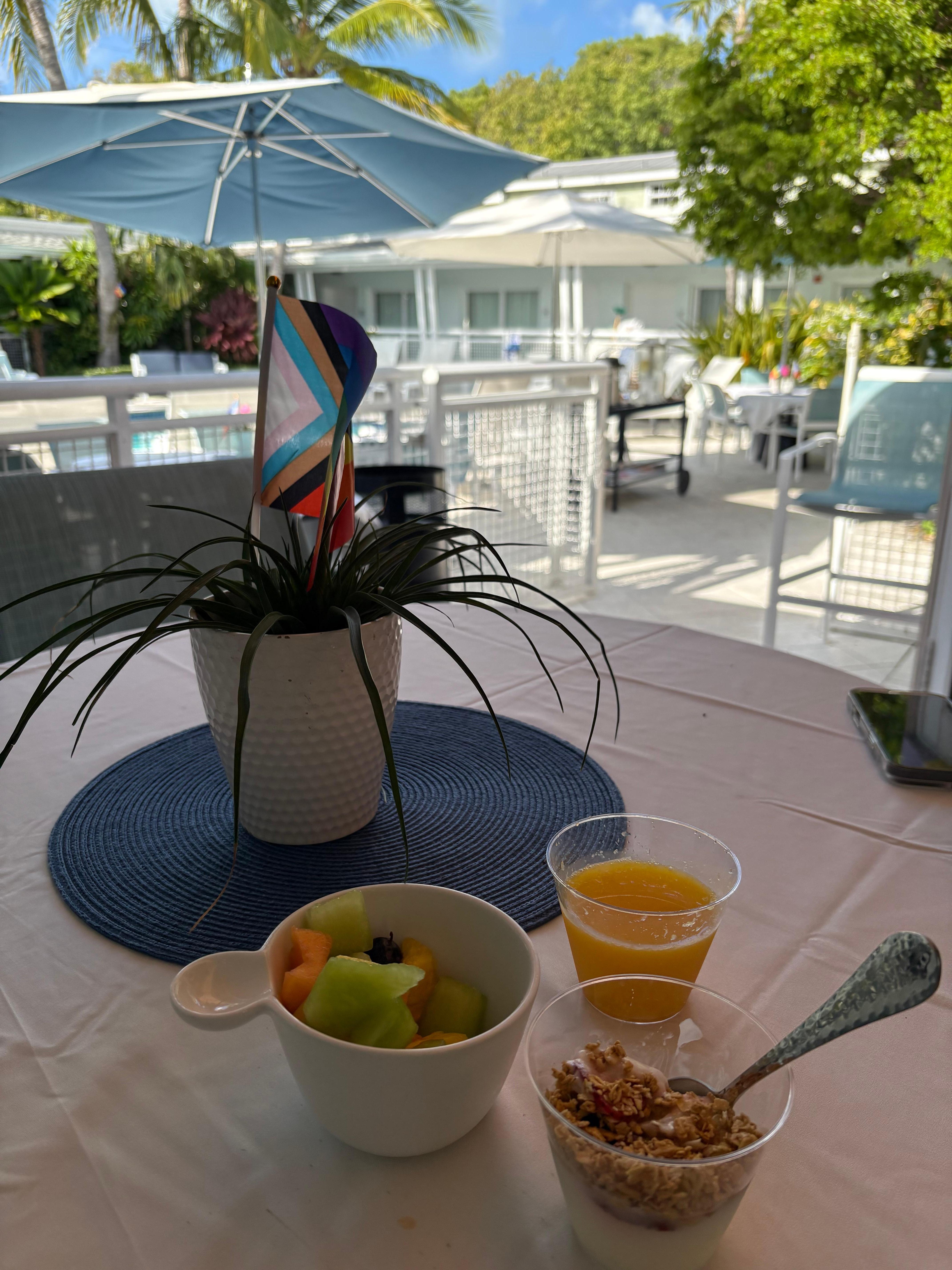 Breakfast.
