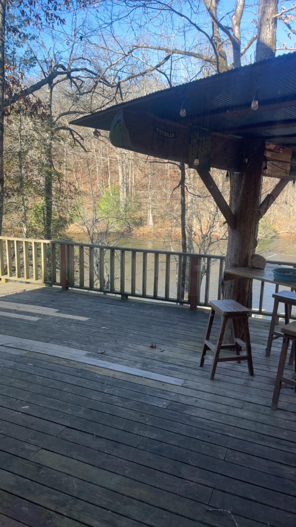 A great place to relax with a cup of coffee in the morning and a whiskey at night