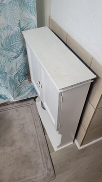 The cabinet that fell on my mom