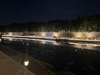 Nearby river and entertainment