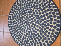 Grubby bathroom rug