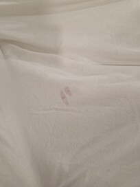 Stains on comforter