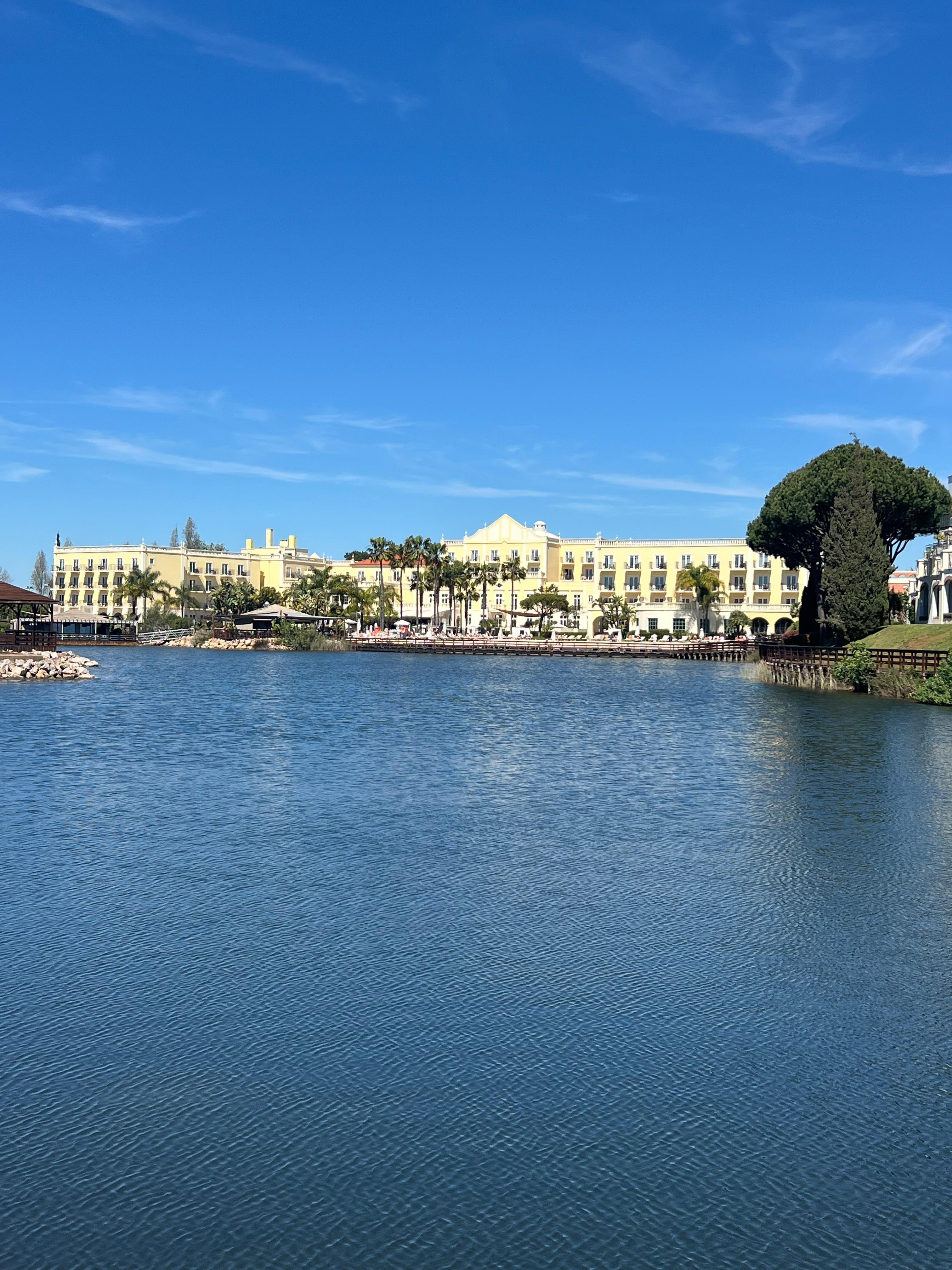 View of the hotel from the hotel gardens
