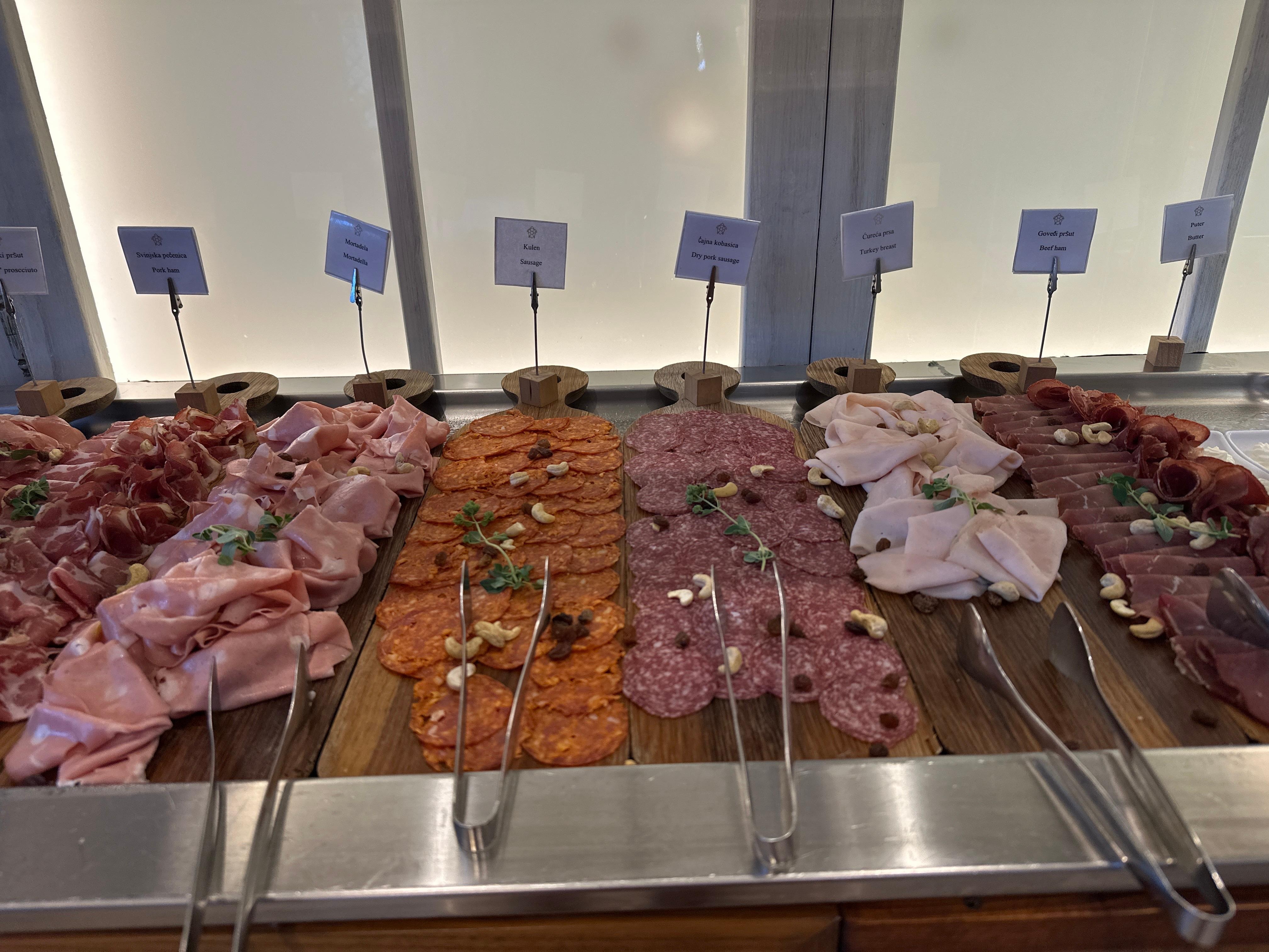 You can eat with out pork meals in the hotel! Thy allready have beef menus!