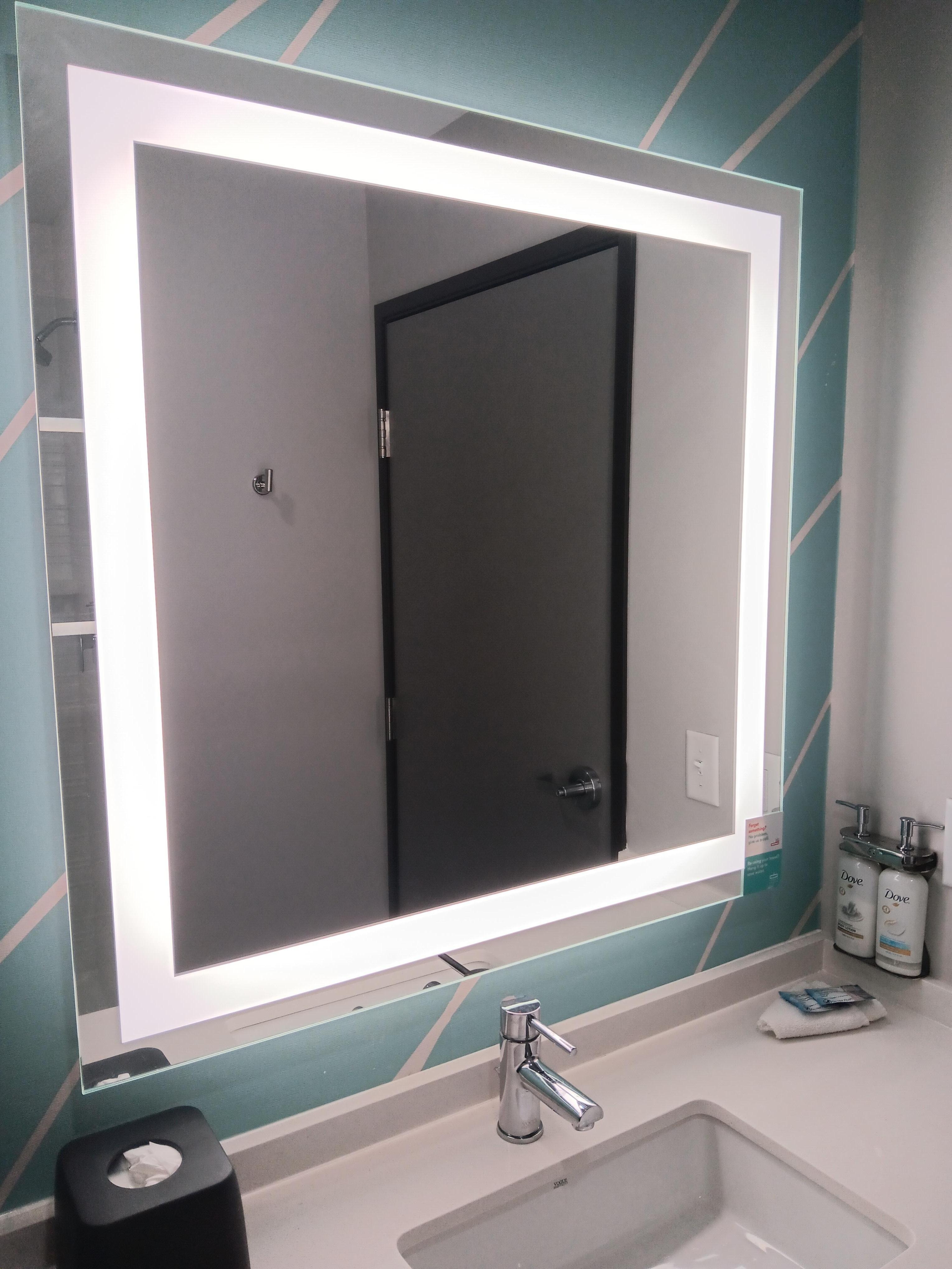 Giant make up mirror