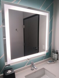 Giant make up mirror