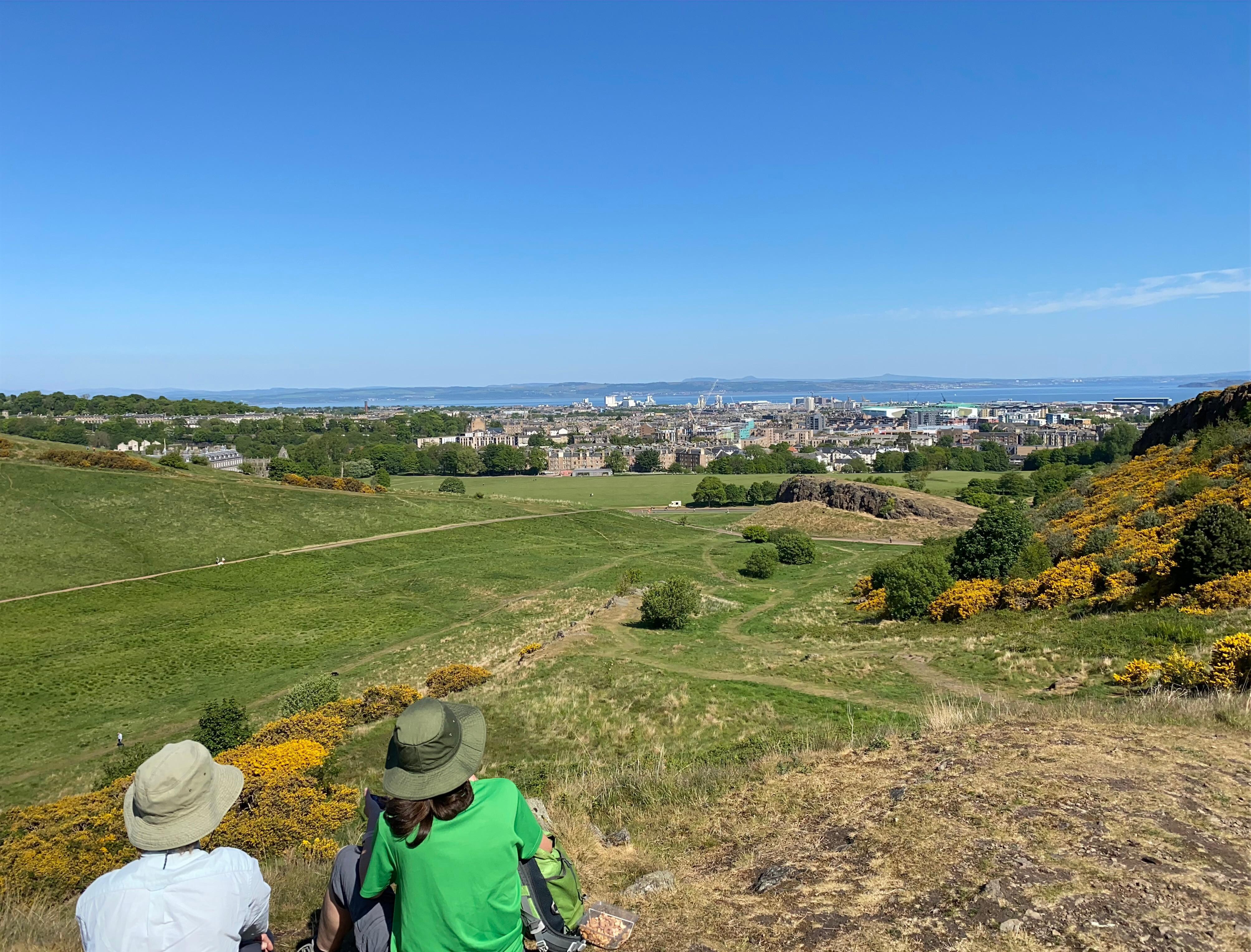 View from Arthur’s seat 