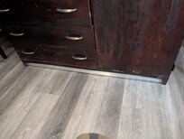 Old furniture and the drawers didn't close when I put my clothes in.