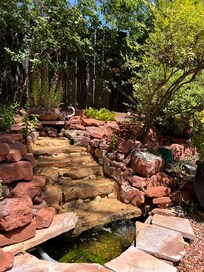 Relaxing public sitting area