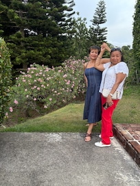 My sister and me