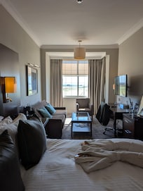 Exquisite hotel room with ocean view