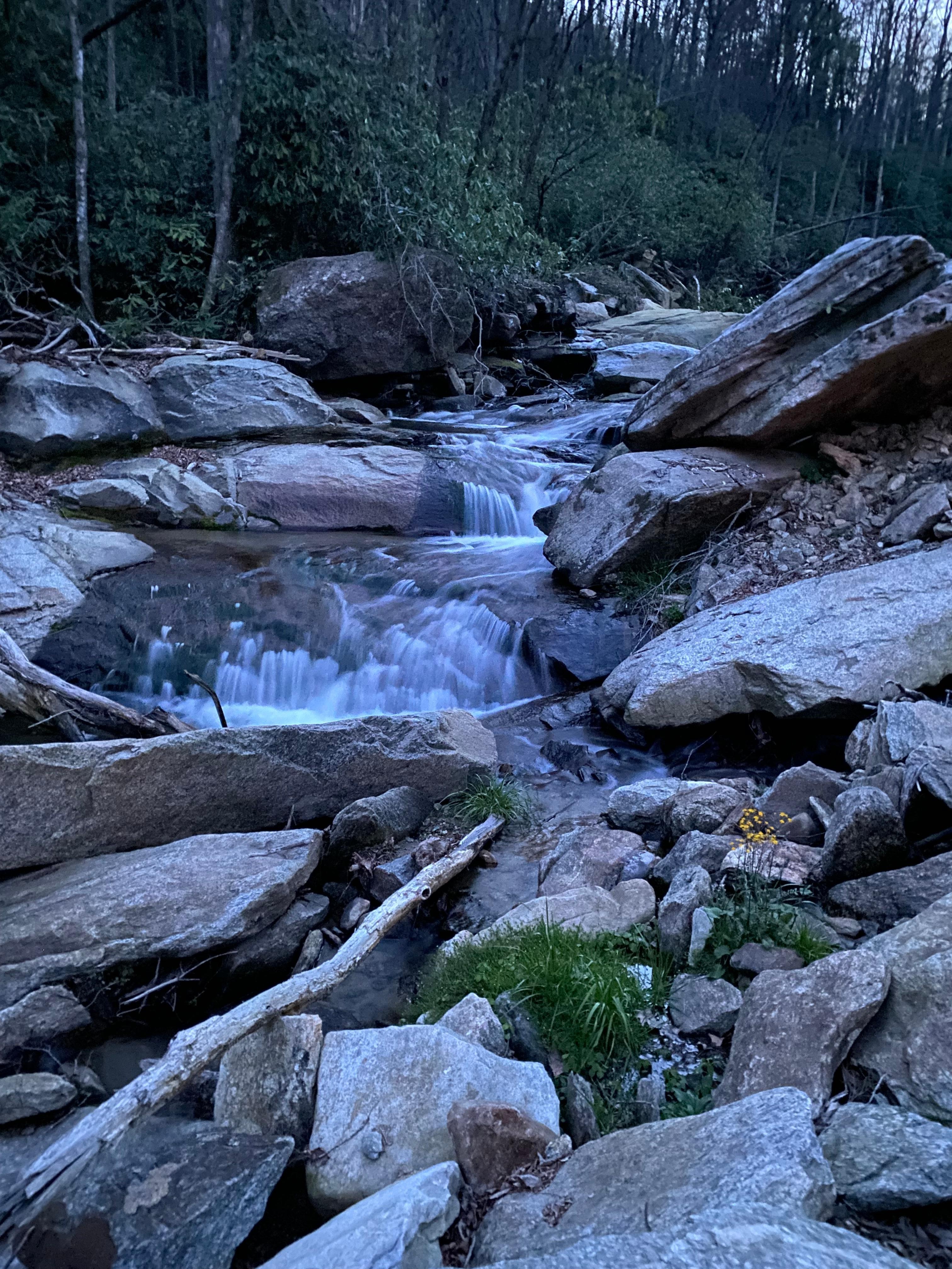 Cottage overlooks this beautiful stream