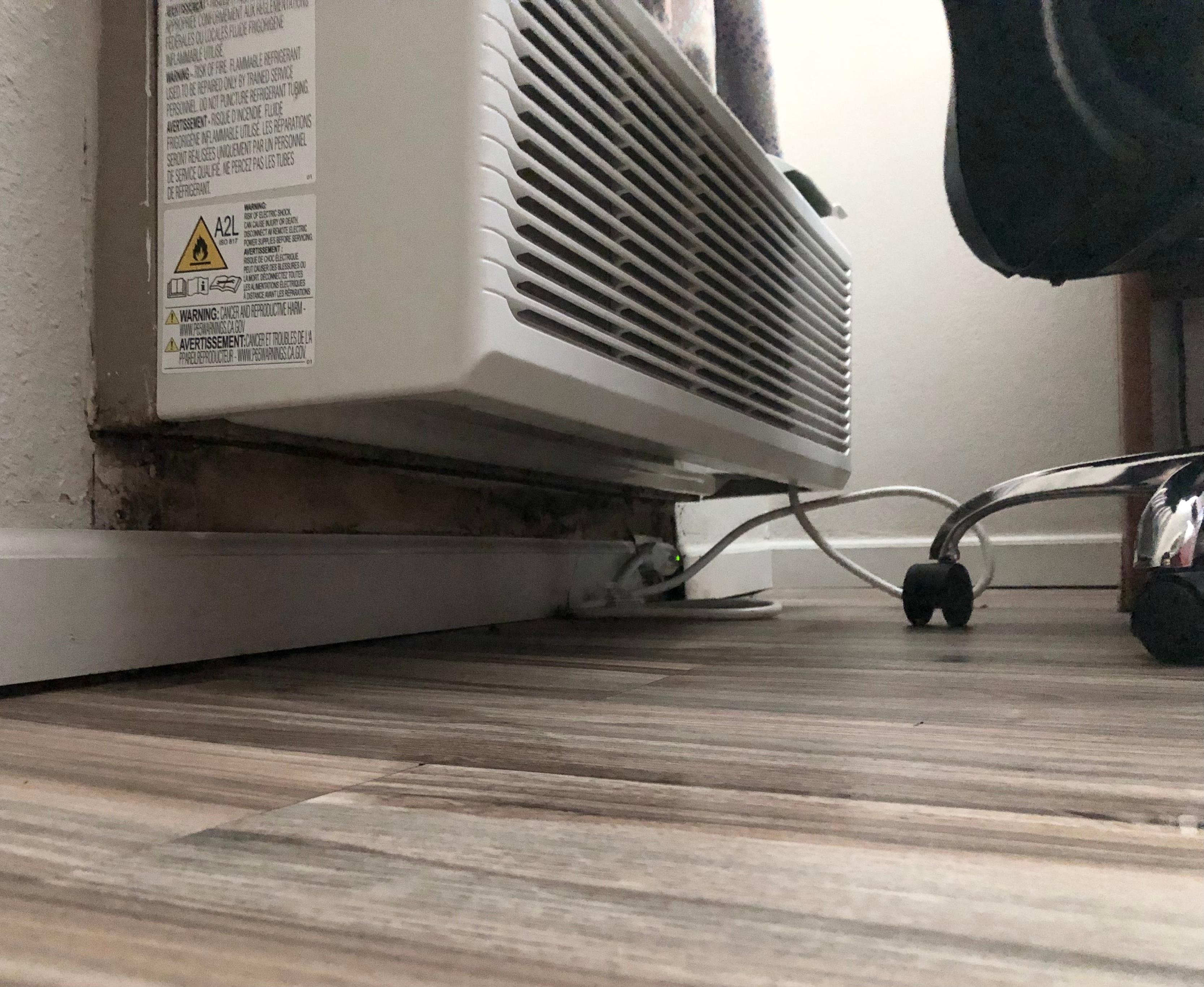 Black Mold under a/c unit
