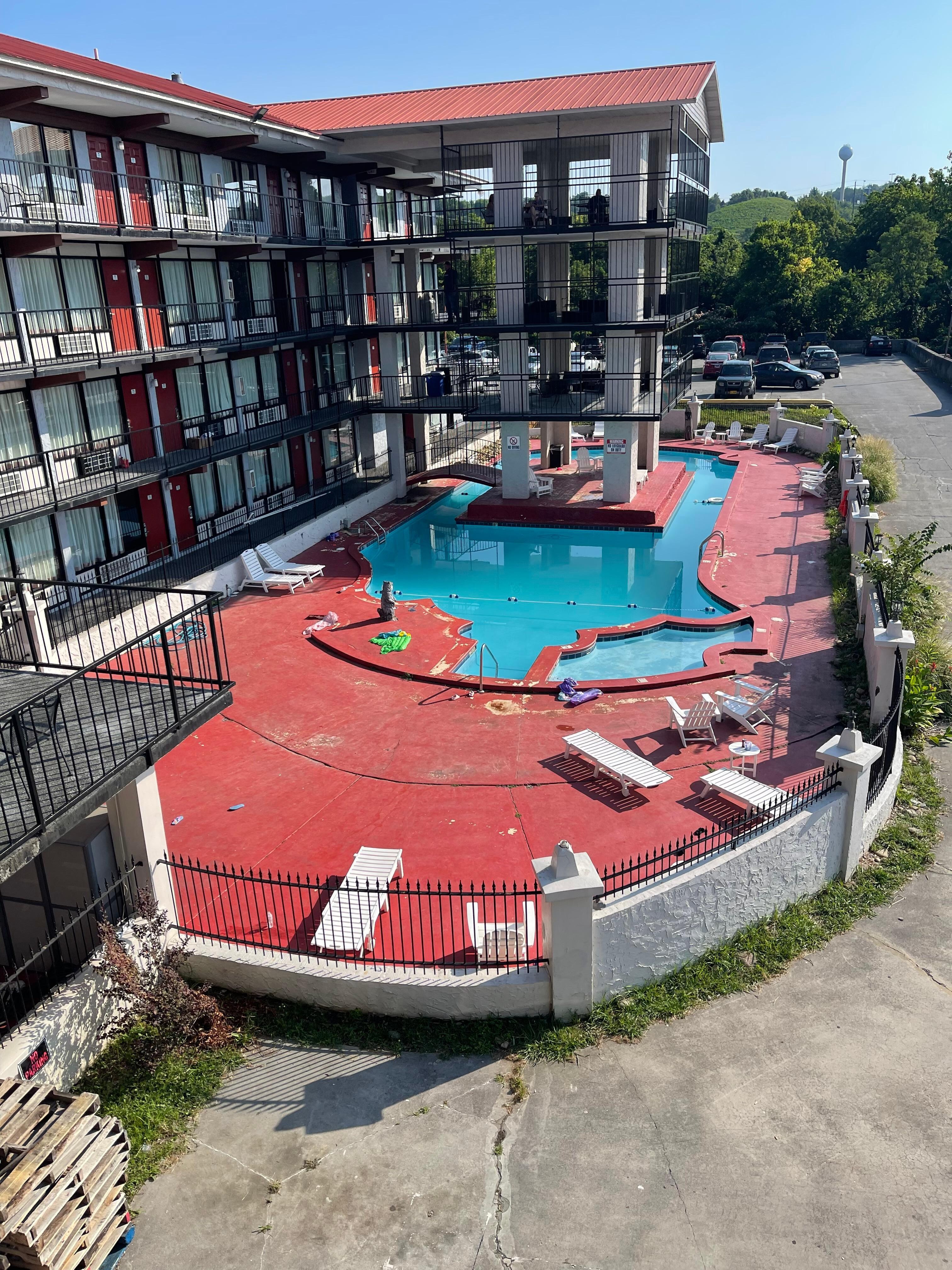Trashed pool