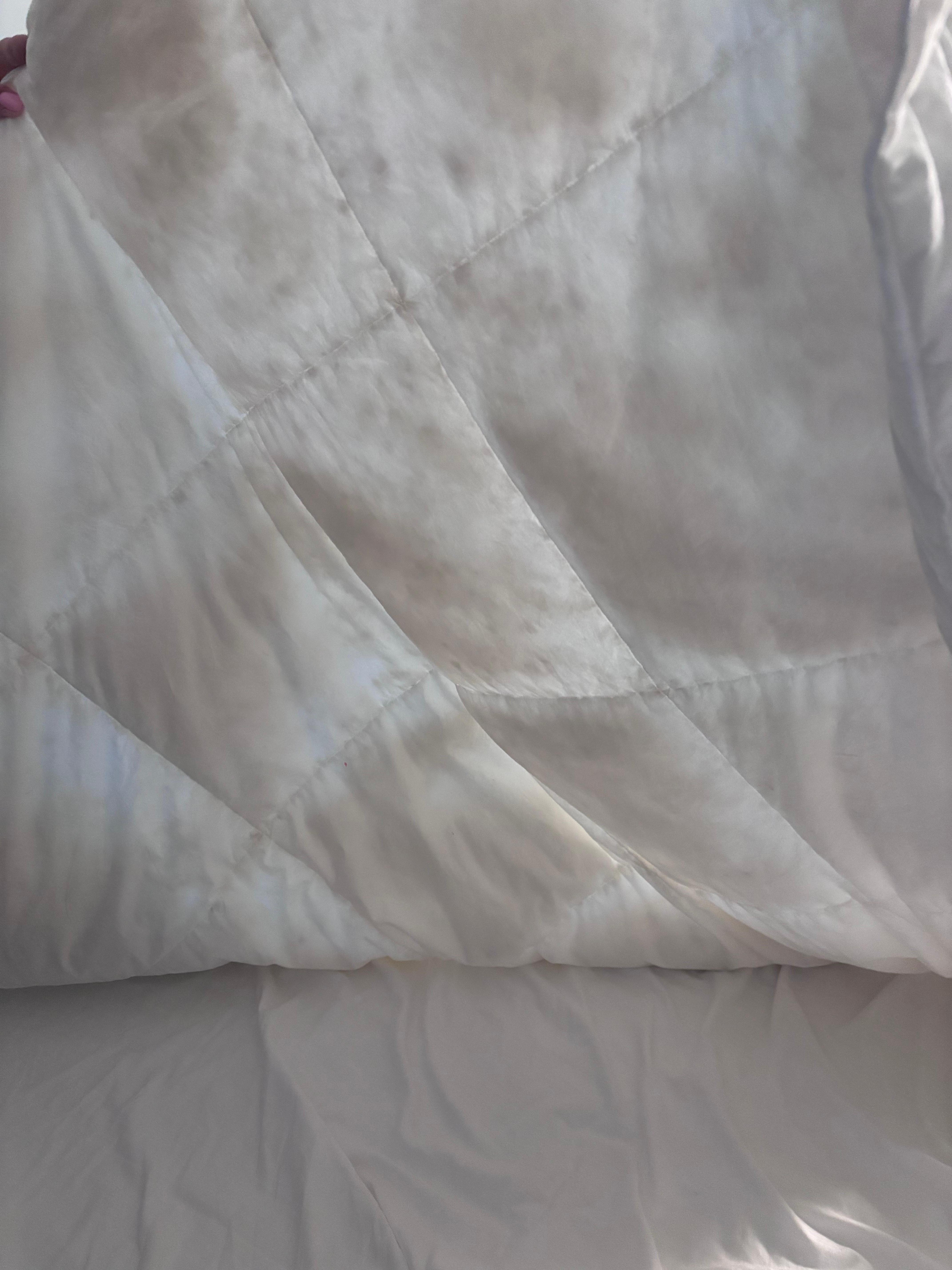 Stained duvet