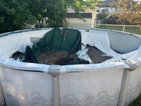 The “new” swimming pool as advertised in the listing.