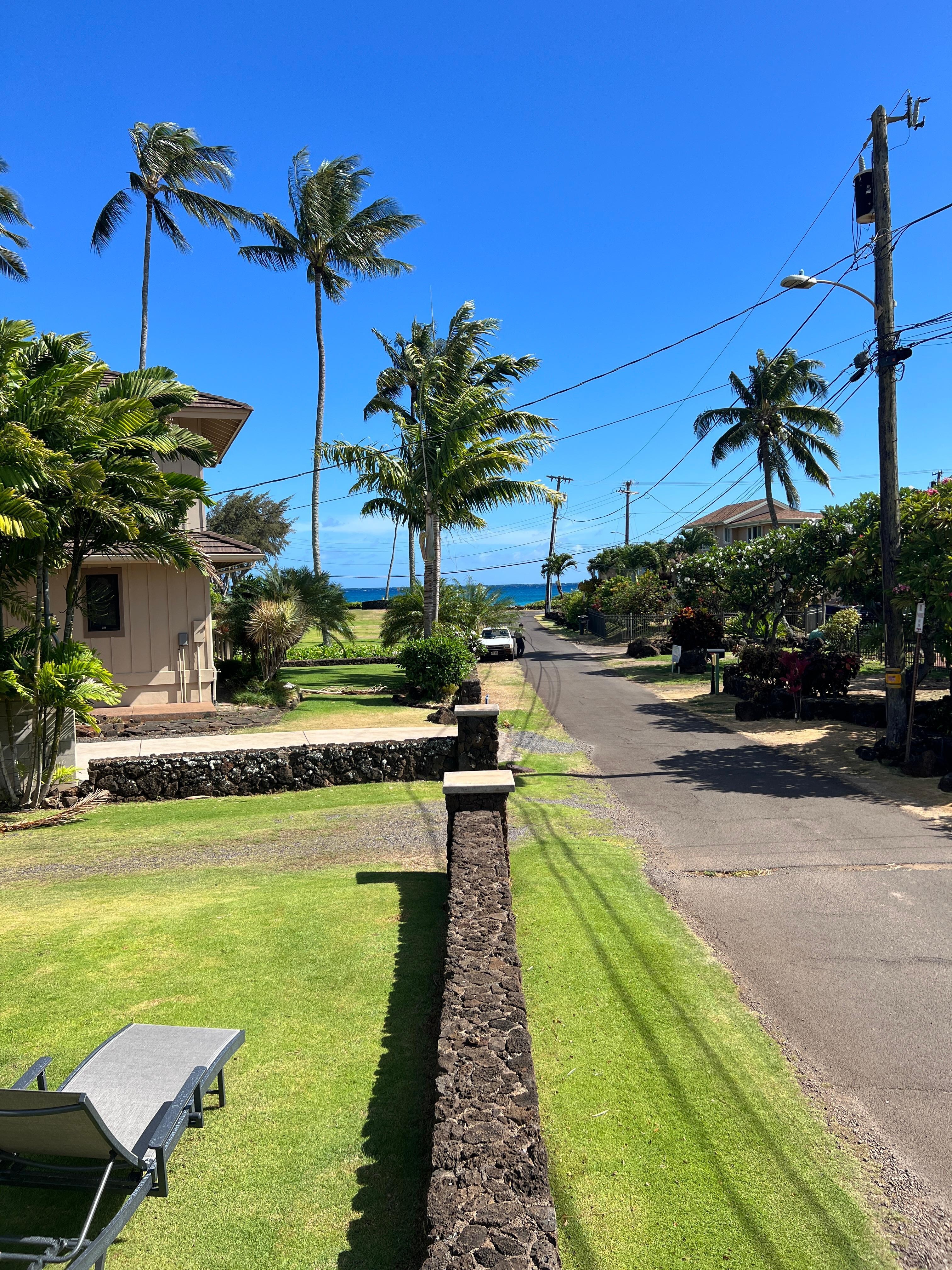 Beach at the end of the street