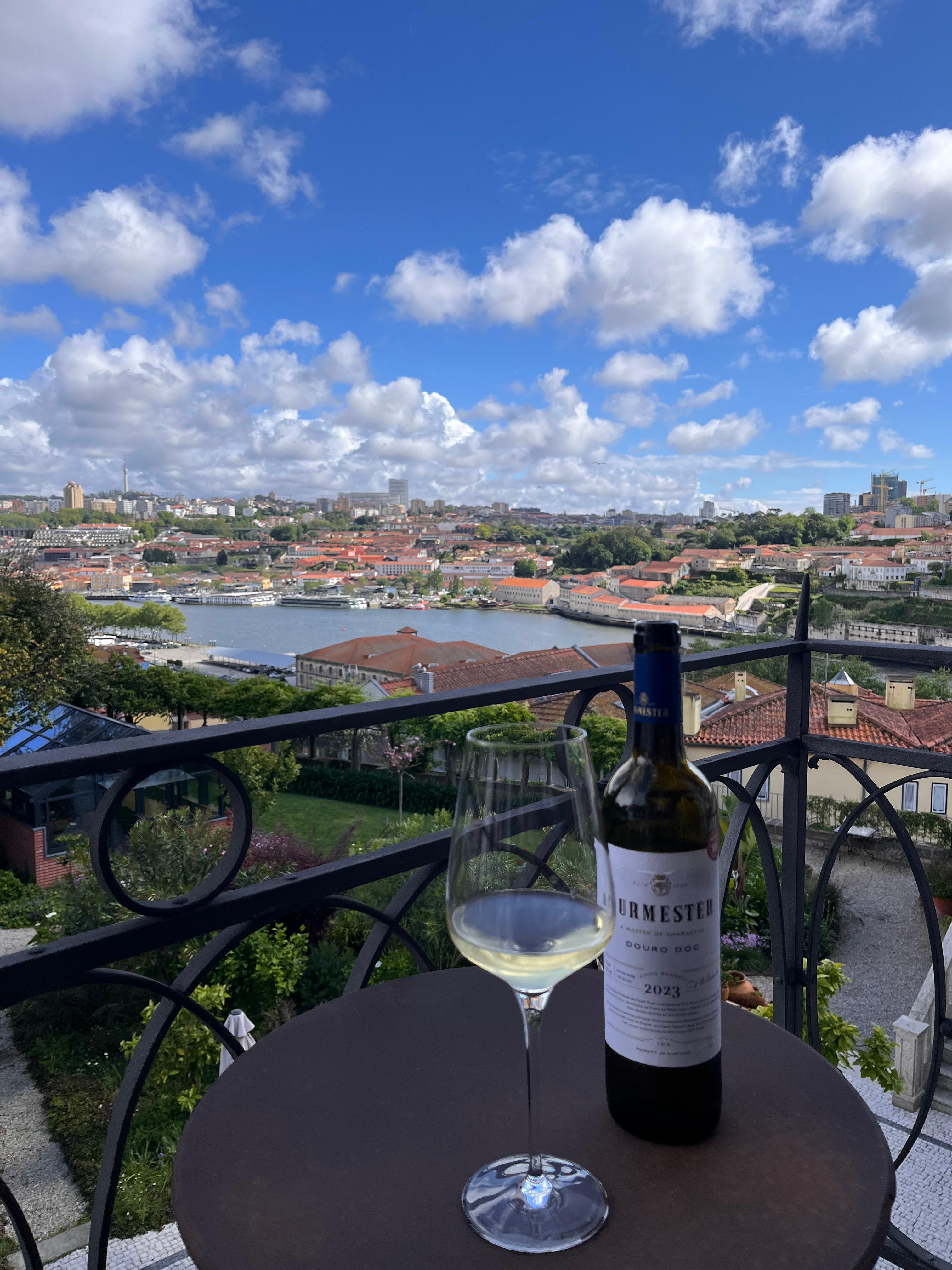 Balcony view of Porto
