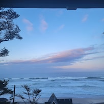 View from main floor bedroom