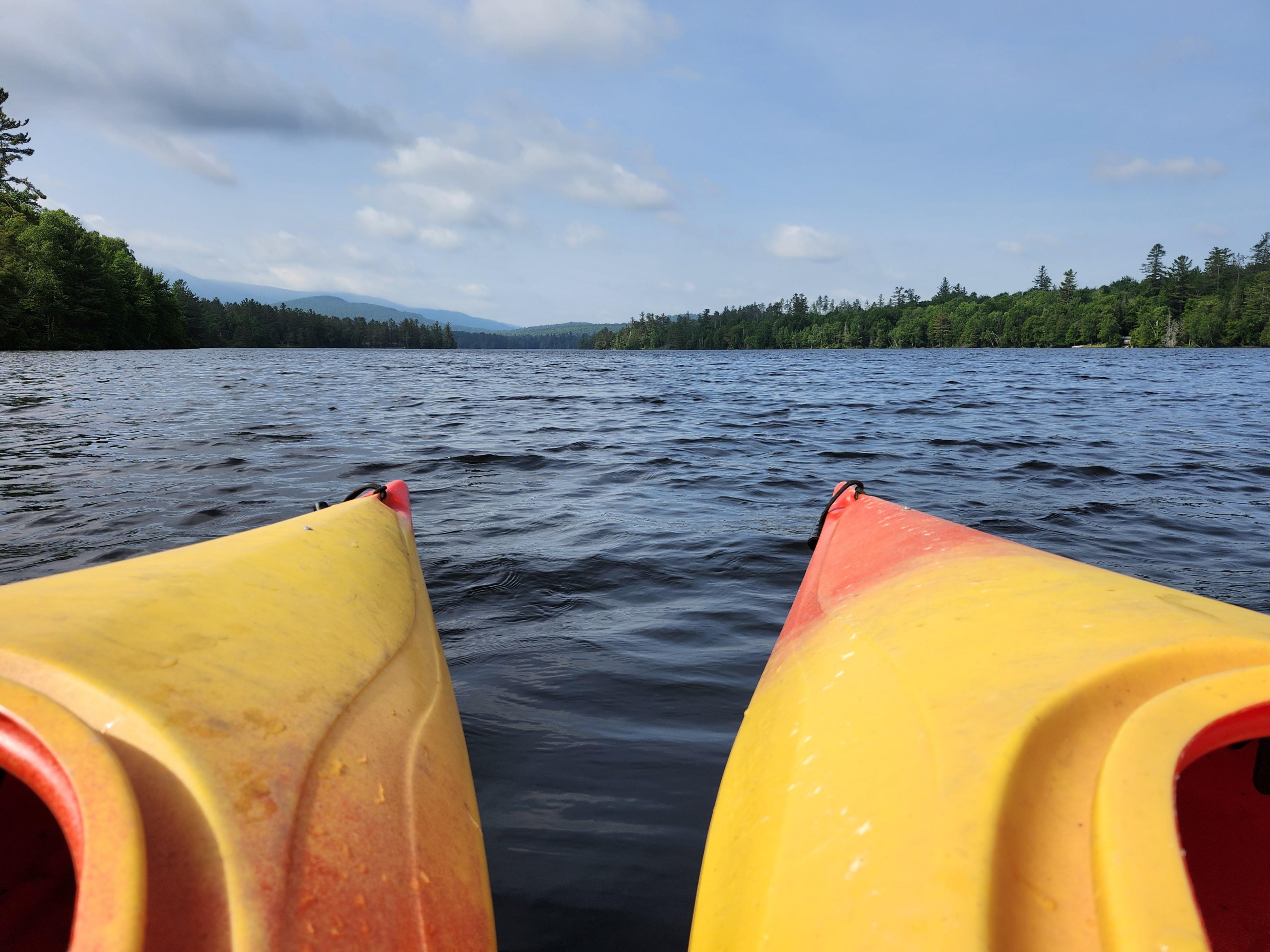 Kayak trip on the pond!