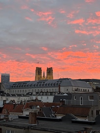 Utsikt från vårt rum