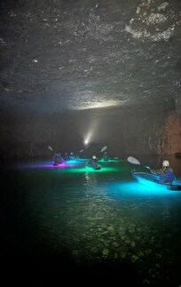 Gorge Underground Crystal Kayak Tour