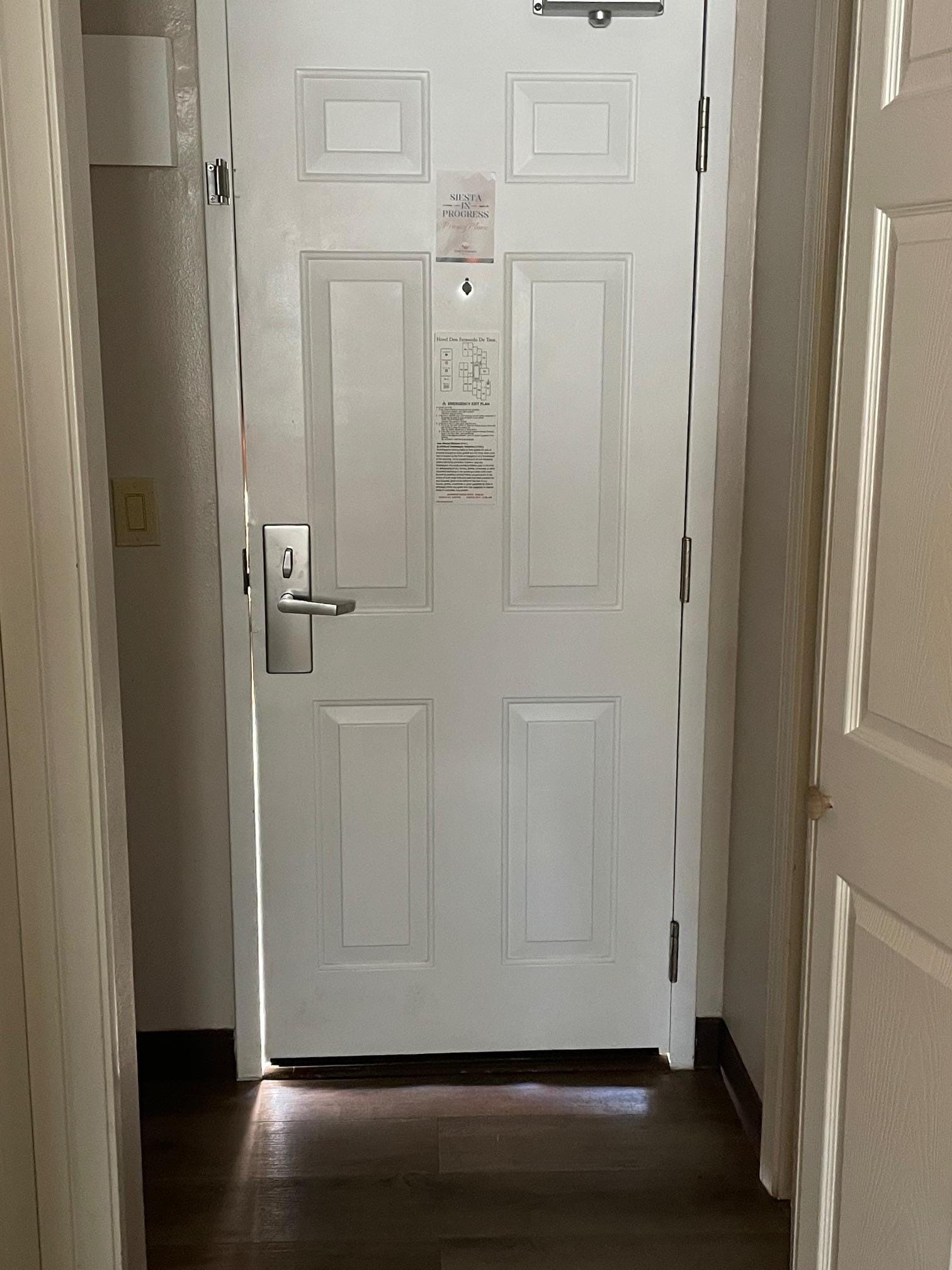 Exterior Door gaps