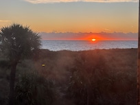 View of sunrise from the condo