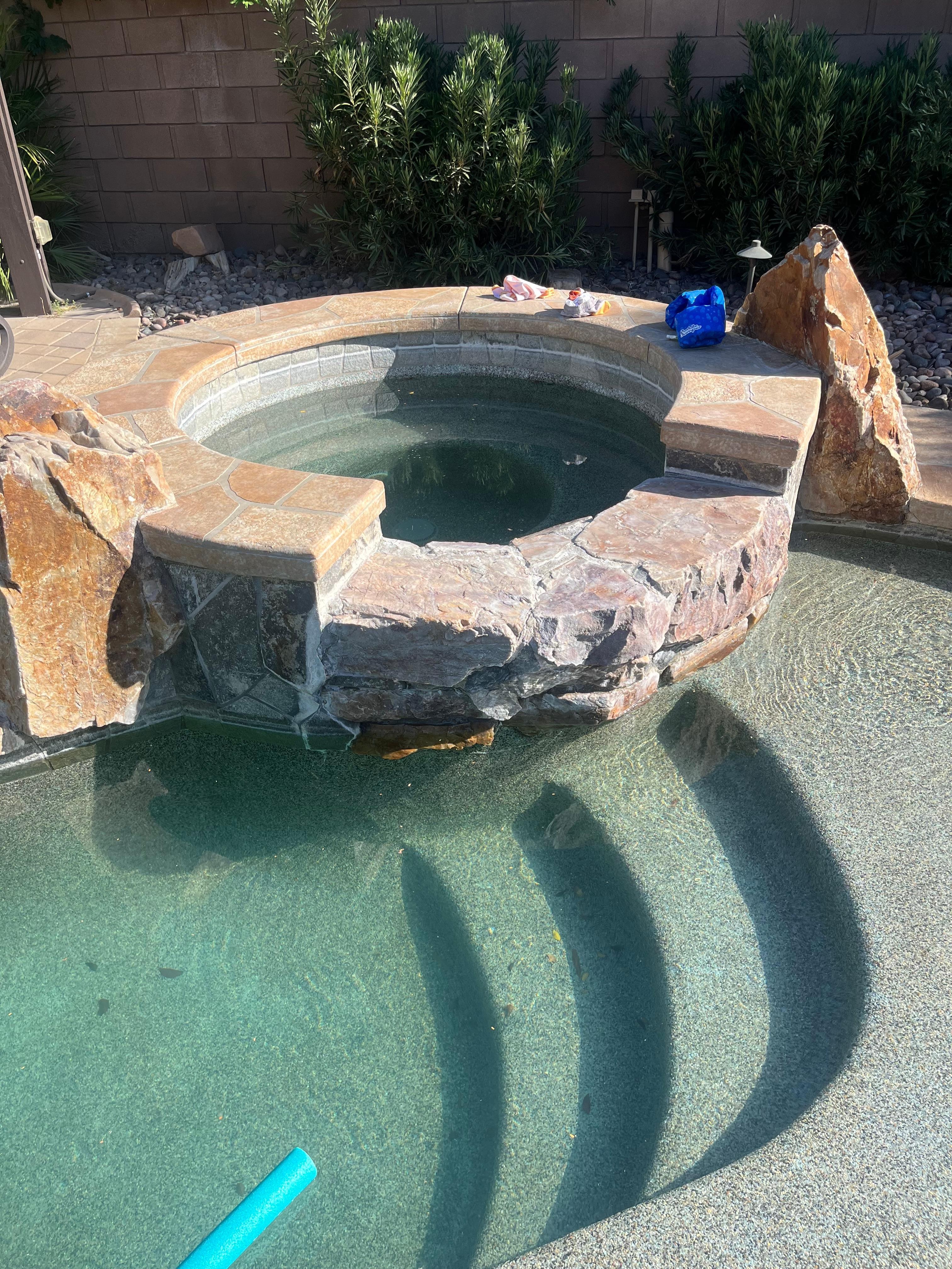 More than half empty spa