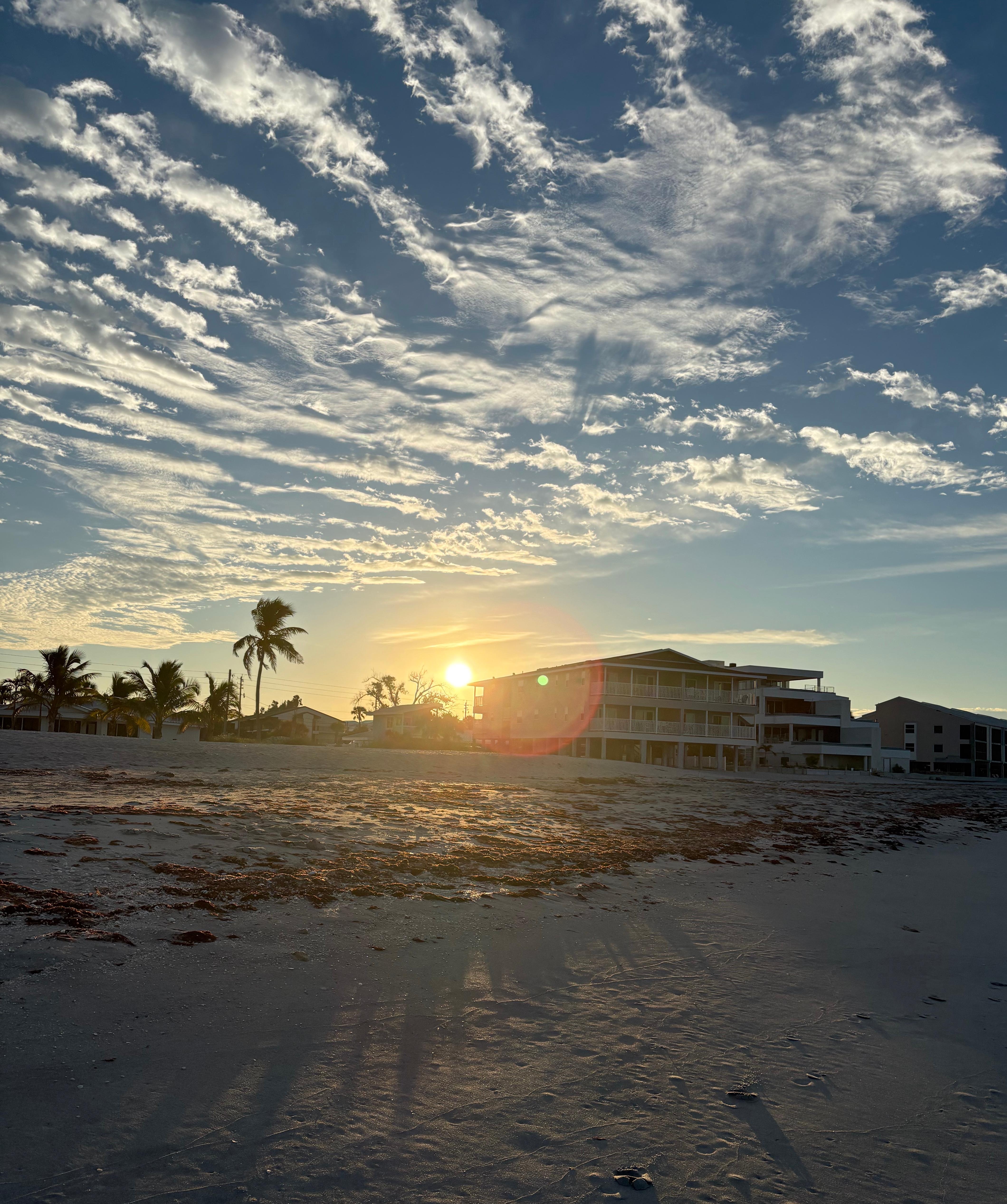 Sunrise on the beach