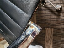 Sticky dirt on the chair